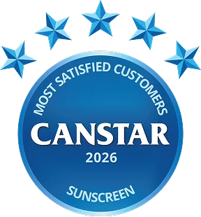 Canstar Most Satisfied Customers 2026 — Sunscreen