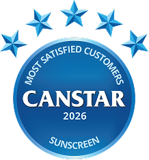 Canstar Most Satisfied Customers 2026 Sunscreen award