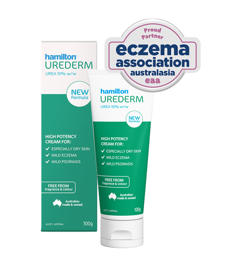 Urederm Cream 100g with Eczema Association of Australasia Proud Partner badge
